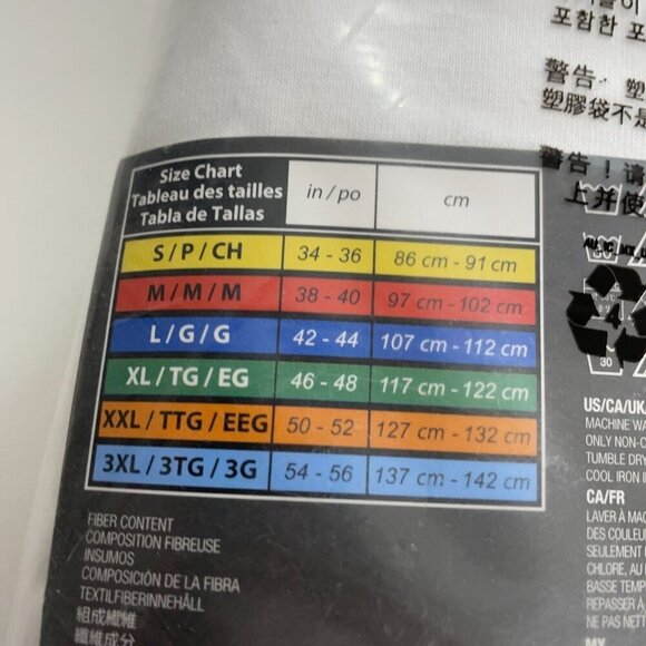 NEW Kirkland Signature Mens S Crew Neck T-Shirts 6-Pack - Picture 3 of 3